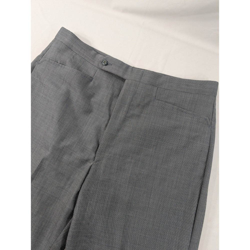 Vintage Jaymar Ruby Sansabelt slacks Pants Mens 34x32 Gray 70s Cut disco